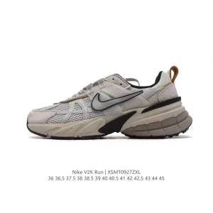 Nike V2K Run Vintage Running Shoes White Metallic