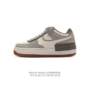 Nike Air Force 1 Shadow Low Top Sneakers for Women with Chunky Sole