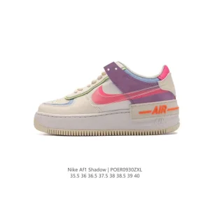 Nike Air Force 1 Shadow Low Top Chunky Platform Sneakers for Women