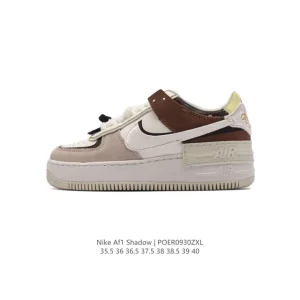 Nike Air Force 1 Shadow Low Top Chunky Platform Sneakers for Women