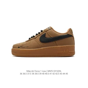 Nike Air Force 1 07 Low Fz7372 White Leather Casual Sneakers