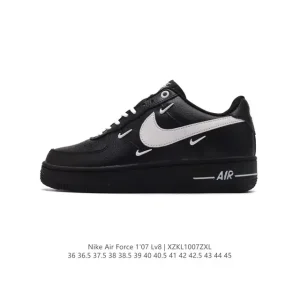 Nike Air Force 1 '07 Low White Leather Sneakers for Men and Women