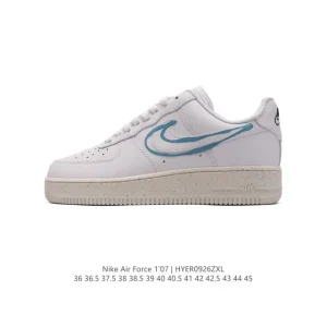 Nike Air Force 1 Low White Leather Sneakers for Men and Women