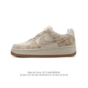 Nike Air Force 1 '07 Low White Leather Sneakers for Men and Women