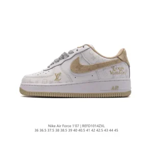 Louis Vuitton x Nike Air Force 1 '07 Low White Sneaker