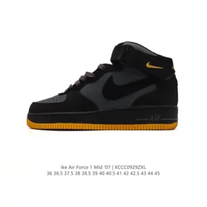 Nike Air Force 7 Mid Magic Strap Casual Sneakers with Full-Plate Solo Cushioning