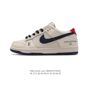 Nike Dunk Low Retro Louis Vuitton Collaboration Vintage Basketball Skateboarding Shoes