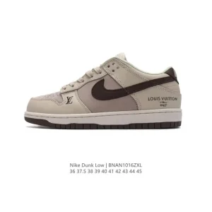 Nike Dunk Low Retro Louis Vuitton Collaboration Vintage Basketball Skate Shoes