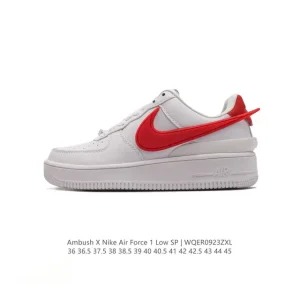 Nike Air Force 1 Low Ambush Collaboration Leather Sneakers