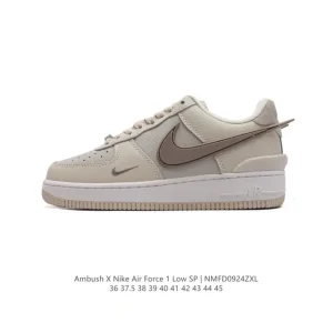 Nike Air Force 1 Low Ambush Collaboration Leather Sneakers