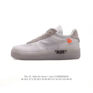 Off-White x Nike Air Force 1 Low '07 LV8 'The Ten' White