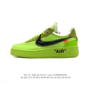 Nike Off-White Air Force 1 OW Collaboration High-Top Sneakers