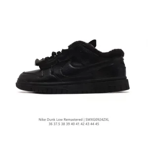 Nike Dunk Low Remastered 3.0 Winter Fleece Lined Unisex Fashion Sneakers