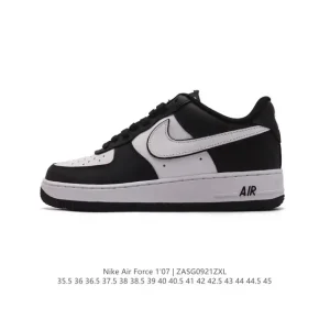 Nike Air Force 1 07 Low DV4247 Leather Sneakers with Air Cushion