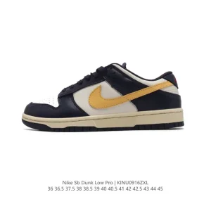 Nike SB Dunk Low Pro Vintage Leather Skate Shoes for Men and Women