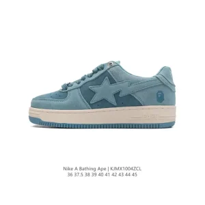 Bape x Nike Air Force 1 Low Camo Sneakers for Men and Women