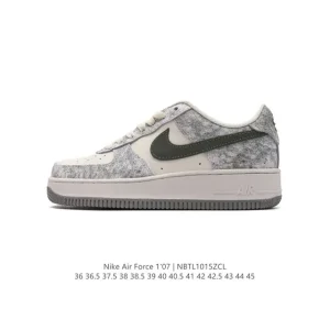Nike Air Force 1 '07 Low FB1839 White Leather Casual Sneakers