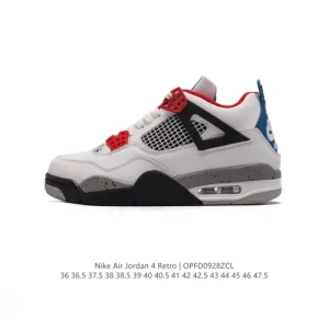 Jordan Air 4 Retro OG Black Cement Men's Basketball Shoes
