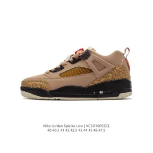 Jordan Spizike Low Houston Oilers Inspired Vintage Basketball Shoes