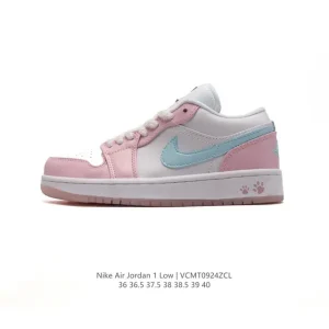 Jordan Air 1 Low Retro Classic Leather Basketball Shoes