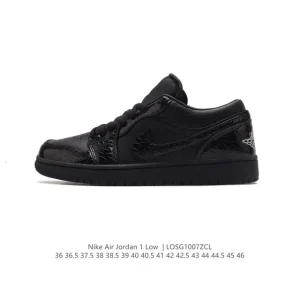 Jordan Air 1 Low Retro HJ7743 Vintage Leather Basketball Shoes