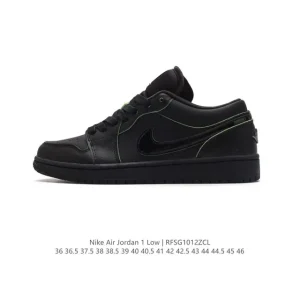 Jordan Air 1 Low Retro Leather Basketball Shoes - Vintage Style