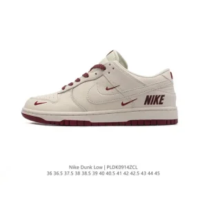 Nike Dunk Low Retro Vintage Leather Skateboarding Shoes