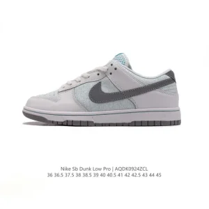 Nike SB Dunk Low Pro Vintage Leather Skate Shoes for Men and Women