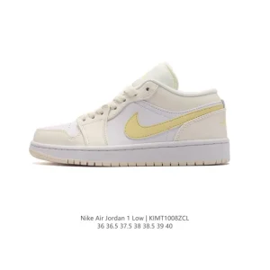Jordan AJ1 Low Retro Basketball Shoes with Air Cushion Technology