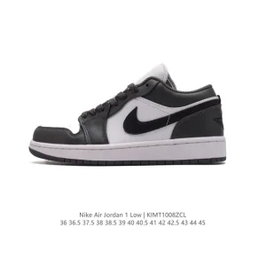 Air Jordan 1 Low Retro Classic Leather Basketball Shoes