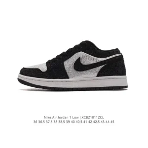 Jordan AJ1 Low Retro Vintage Basketball Shoes with Air Cushion
