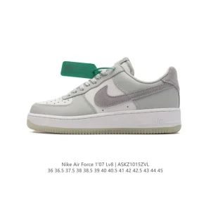 Nike Air Force 1 Low 07 White Leather Sneakers for Men and Women