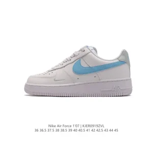 Nike Air Force 1 07 Low White Leather Sneakers for Men and Women