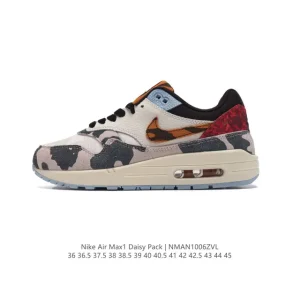 Nike Air Max 1 Daisy Pack Air Cushion Thick Sole Sneakers