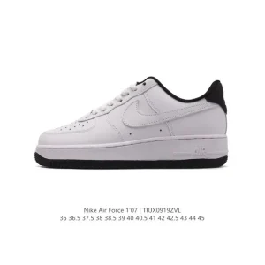 Nike Air Force 1 '07 Low White Leather Casual Sneakers
