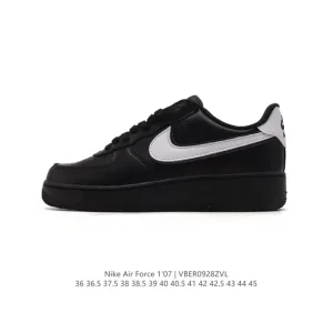 Nike Air Force 1 '07 Low White Leather Sneakers for Men and Women