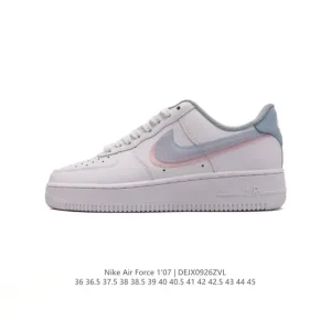 Nike Air Force 1 '07 Low White Leather Sneakers for Men and Women