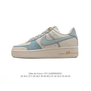Nike Air Force 1 '07 Low White Leather Sneakers
