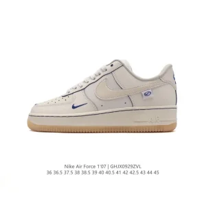 Nike Air Force 1 '07 Low White Leather Sneakers FB1839