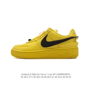 Nike Air Force 1 Low Ambush Collaboration Leather Sneakers