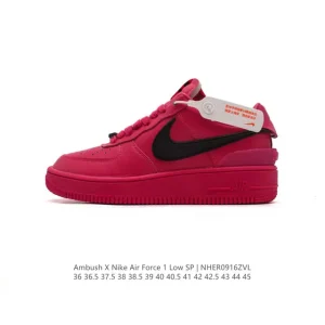 Nike Air Force 1 Low Ambush Collaboration Leather Sneakers