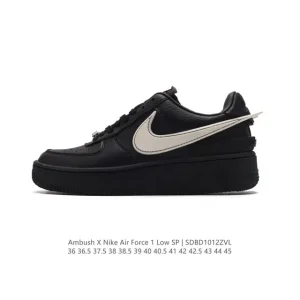 Nike Air Force 1 Low Ambush Collaboration Leather Sneakers