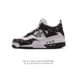 Jordan Air 4 Retro OG DV7673-021 Black Cement Men Women Basketball Shoes