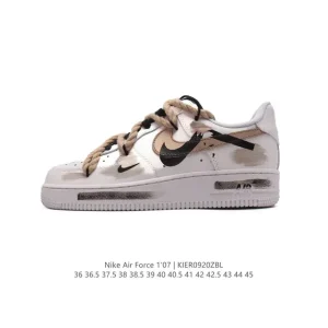 Nike Air Force 1 '07 Low DD8959 White Leather Sneakers