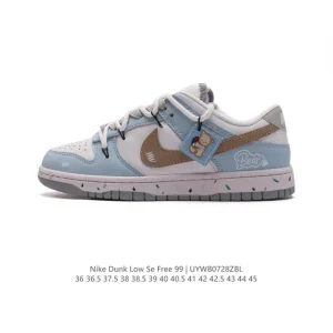 Nike Dunk Low Se Free 99 Gs Vintage Chicago Deconstruction Skate Shoes