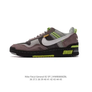 Union x Nike Field General 82 Vintage Suede Leather Sneakers