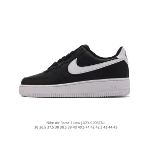 Nike Air Force 1 Low 07 Leather White Sneakers for Men and Women