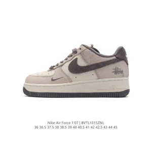Nike Air Force 1 '07 Low White Leather Sneakers