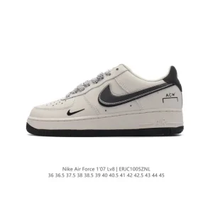 Nike Air Force 1 Low 2024 Leather White Sneakers for Men and Women