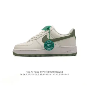 Nike Air Force 1 Low 07 Leather White Sneakers for Men and Women